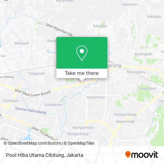 Pool Hiba Utama Cibitung map