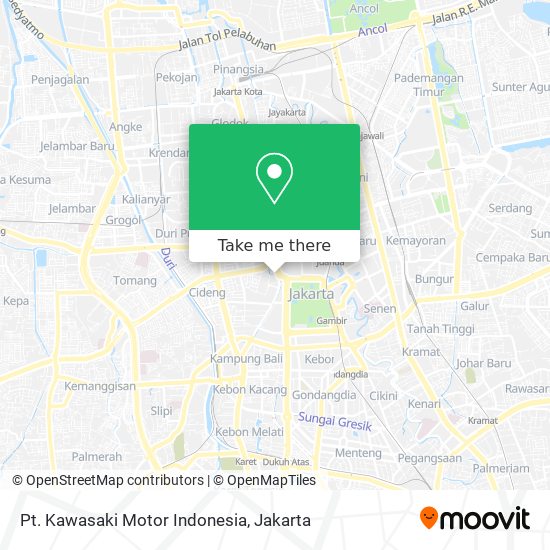 Pt. Kawasaki Motor Indonesia map