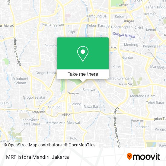 MRT Istora Mandiri map