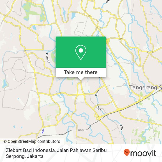 Ziebart Bsd Indonesia, Jalan Pahlawan Seribu Serpong map