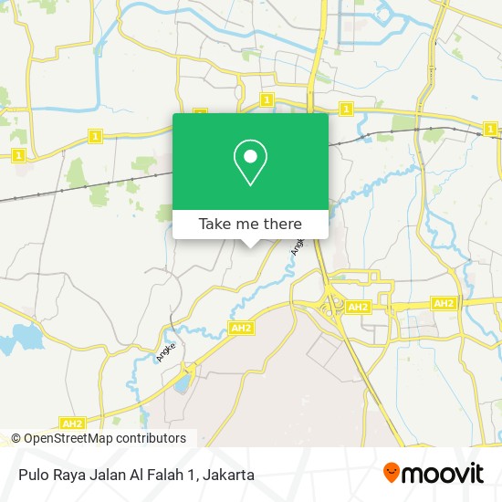 Pulo Raya Jalan Al Falah 1 map