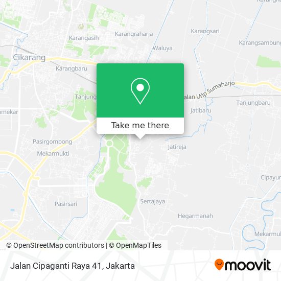 Jalan Cipaganti Raya 41 map