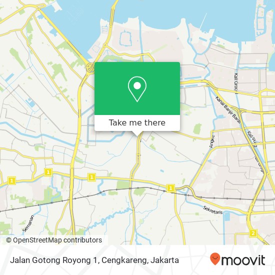 Jalan Gotong Royong 1, Cengkareng map