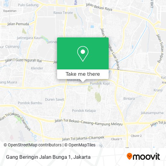 Gang Beringin Jalan Bunga 1 map