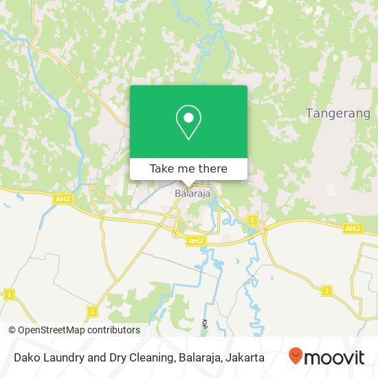 Dako Laundry and Dry Cleaning, Balaraja map