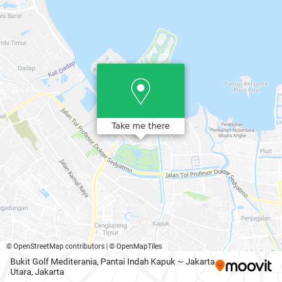 Bukit Golf Mediterania, Pantai Indah Kapuk ~ Jakarta Utara map