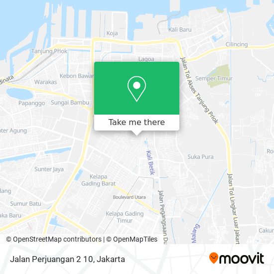 Jalan Perjuangan 2 10 map