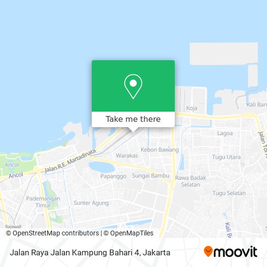 Jalan Raya Jalan Kampung Bahari 4 map
