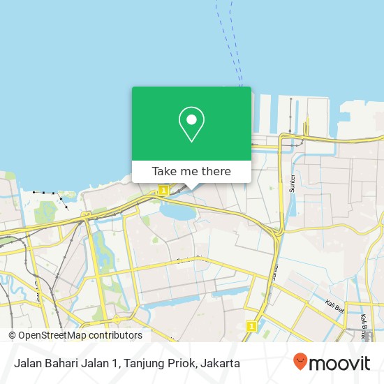 Jalan Bahari Jalan 1, Tanjung Priok map