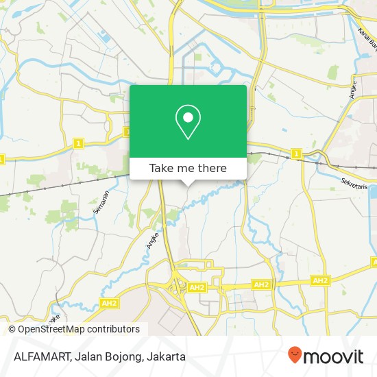 ALFAMART, Jalan Bojong map