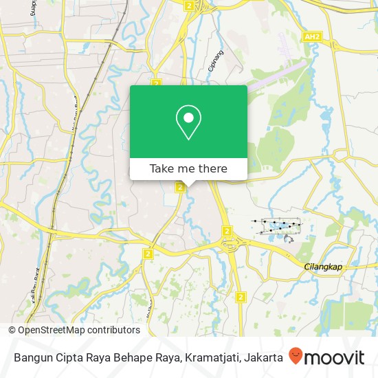 Bangun Cipta Raya Behape Raya, Kramatjati map