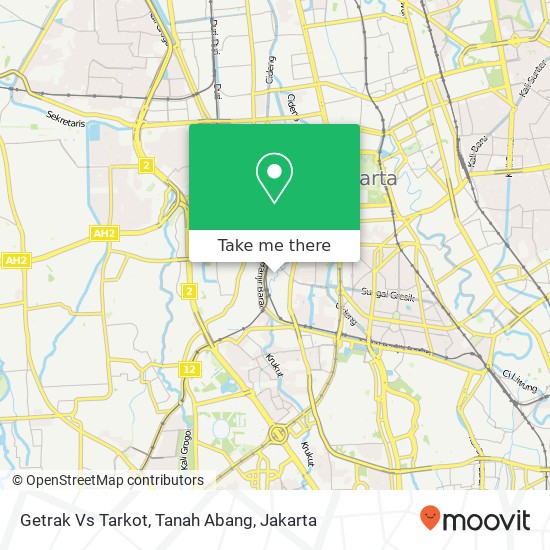 Getrak Vs Tarkot, Tanah Abang map