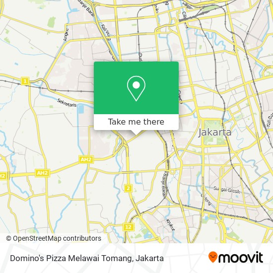 Domino's Pizza Melawai Tomang map