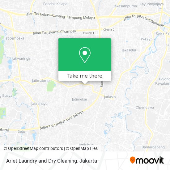 Arlet Laundry and Dry Cleaning map