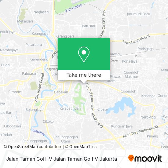 Jalan Taman Golf IV Jalan Taman Golf V map