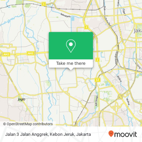 Jalan 3 Jalan Anggrek, Kebon Jeruk map