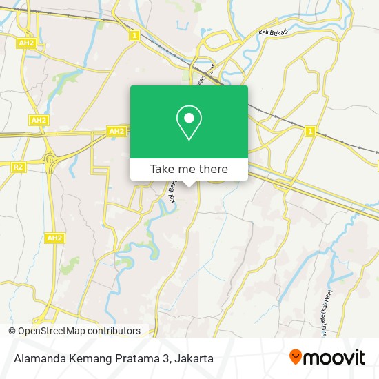 Alamanda Kemang Pratama 3 map