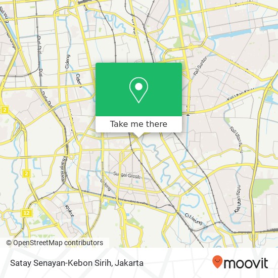 Satay Senayan-Kebon Sirih map