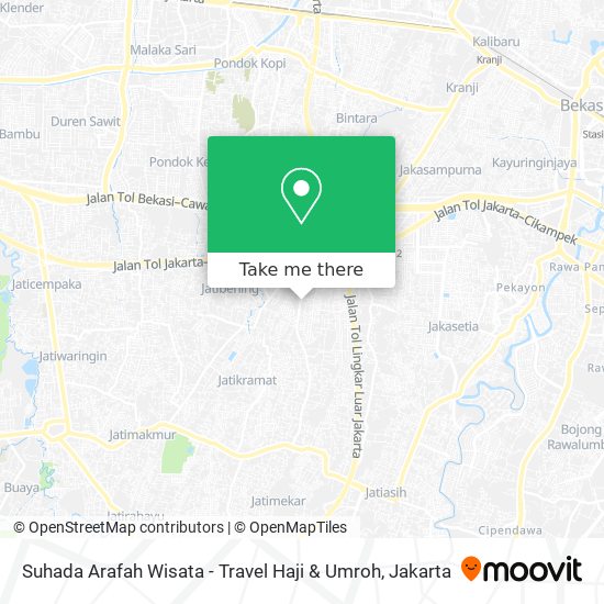 Suhada Arafah Wisata - Travel Haji & Umroh map