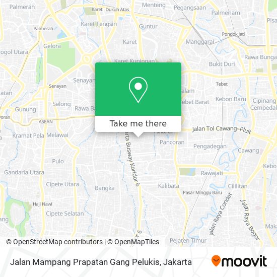 Jalan Mampang Prapatan Gang Pelukis map