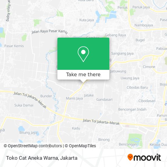 Toko Cat Aneka Warna map