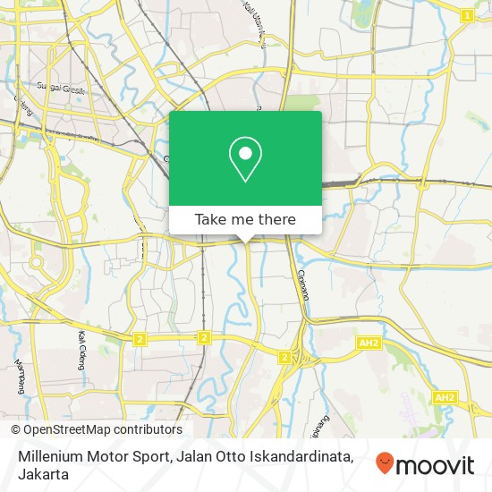 Millenium Motor Sport, Jalan Otto Iskandardinata map