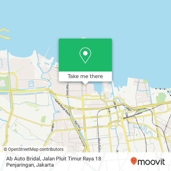 Ab Auto Bridal, Jalan Pluit Timur Raya 18 Penjaringan map