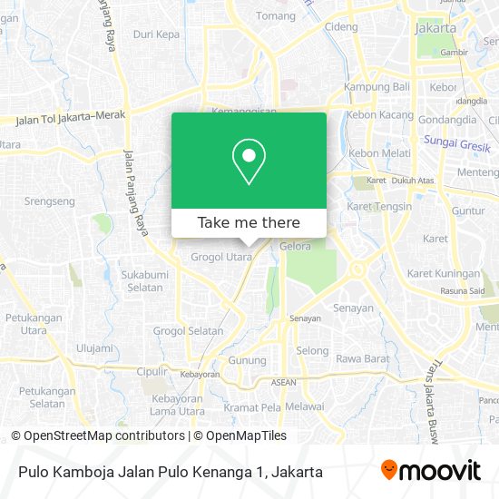 Pulo Kamboja Jalan Pulo Kenanga 1 map