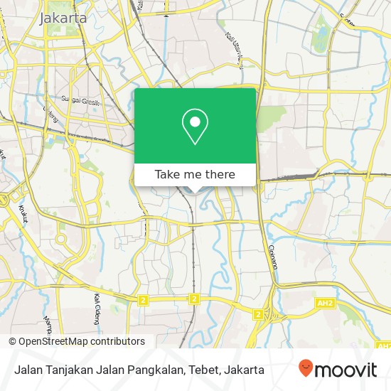 Jalan Tanjakan Jalan Pangkalan, Tebet map