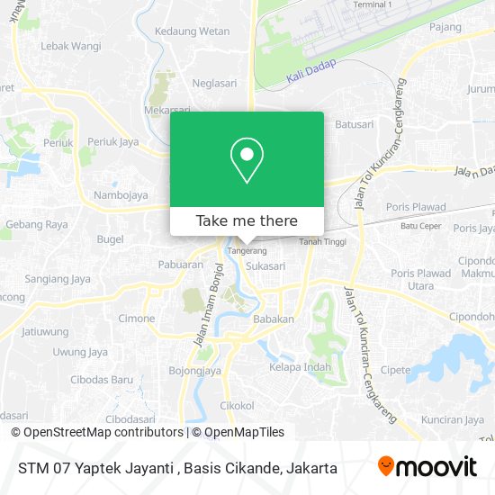 STM 07 Yaptek Jayanti , Basis Cikande map