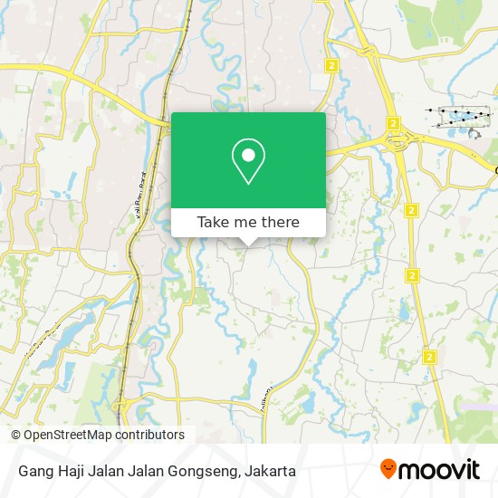 Gang Haji Jalan Jalan Gongseng map