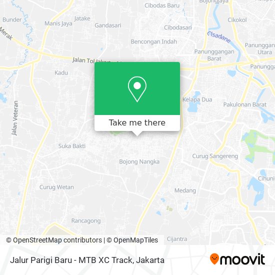 Jalur Parigi Baru - MTB XC Track map