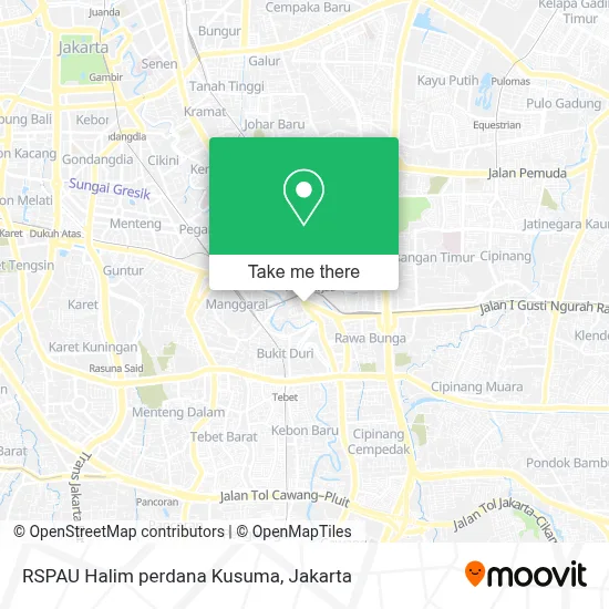 RSPAU Halim perdana Kusuma map