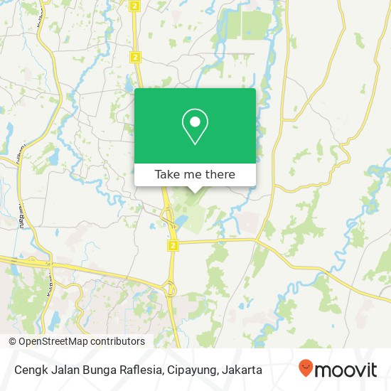 Cengk Jalan Bunga Raflesia, Cipayung map