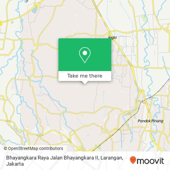 Bhayangkara Raya Jalan Bhayangkara II, Larangan map