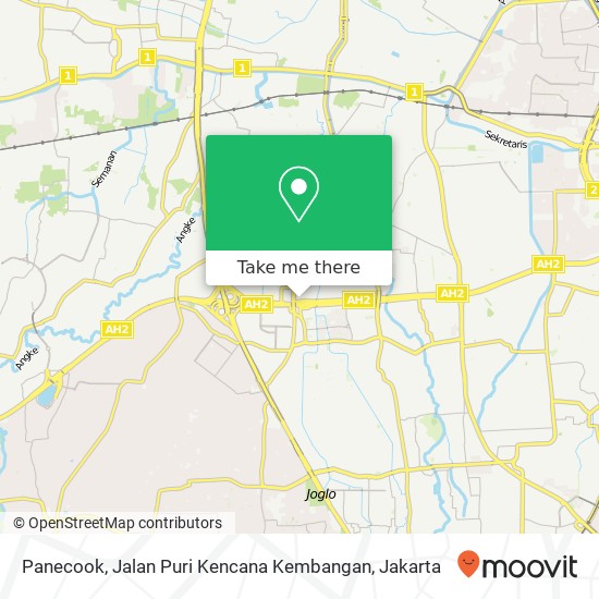 Panecook, Jalan Puri Kencana Kembangan map