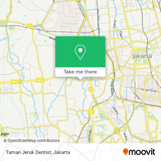 Taman Jeruk Dentist map