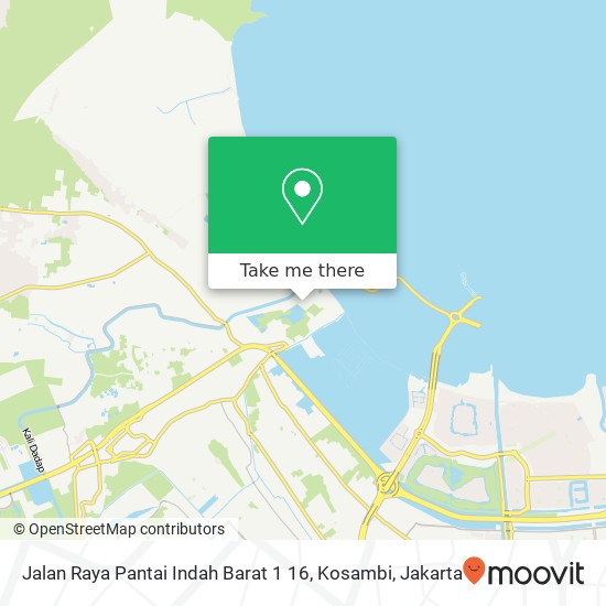 Jalan Raya Pantai Indah Barat 1 16, Kosambi map