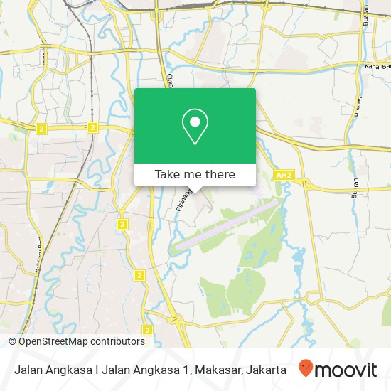 Jalan Angkasa I Jalan Angkasa 1, Makasar map