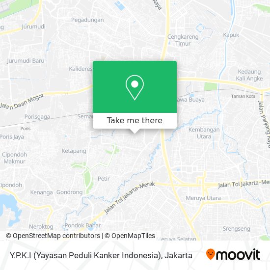 Y.P.K.I (Yayasan Peduli Kanker Indonesia) map