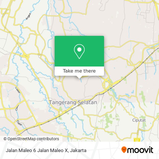 Jalan Maleo 6 Jalan Maleo X map