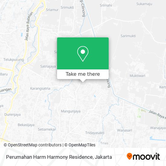 Perumahan Harm Harmony Residence map