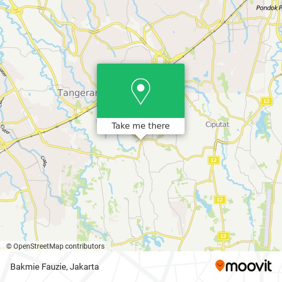 Bakmie Fauzie map