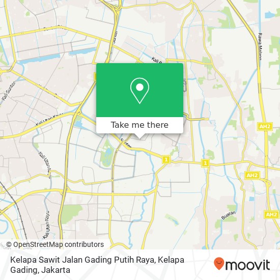 Kelapa Sawit Jalan Gading Putih Raya, Kelapa Gading map