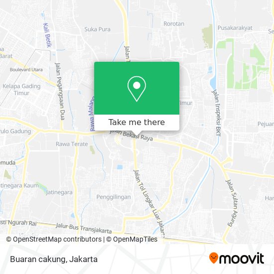 Buaran cakung map