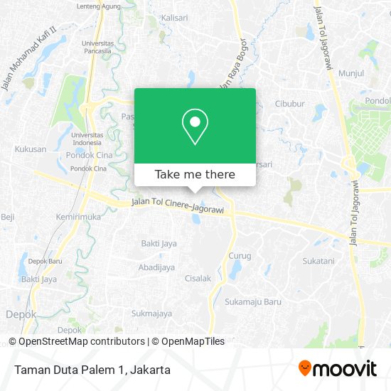 Taman Duta Palem 1 map