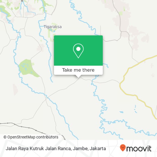 Jalan Raya Kutruk Jalan Ranca, Jambe map