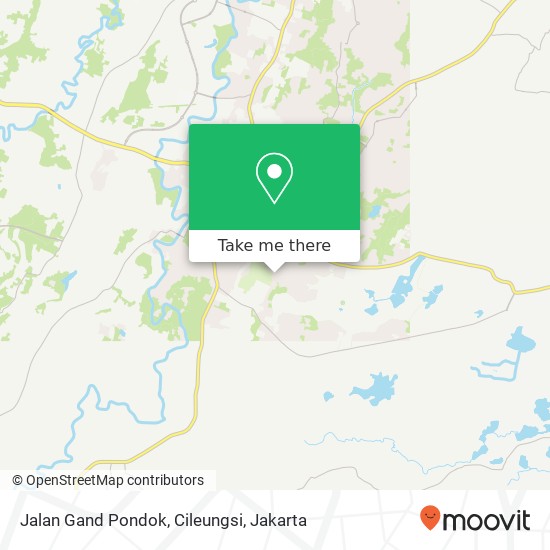 Jalan Gand Pondok, Cileungsi map