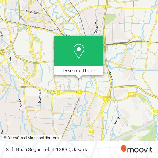 Soft Buah Segar, Tebet 12830 map