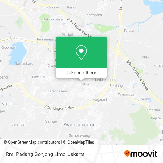 Rm. Padang Gonjong Limo map